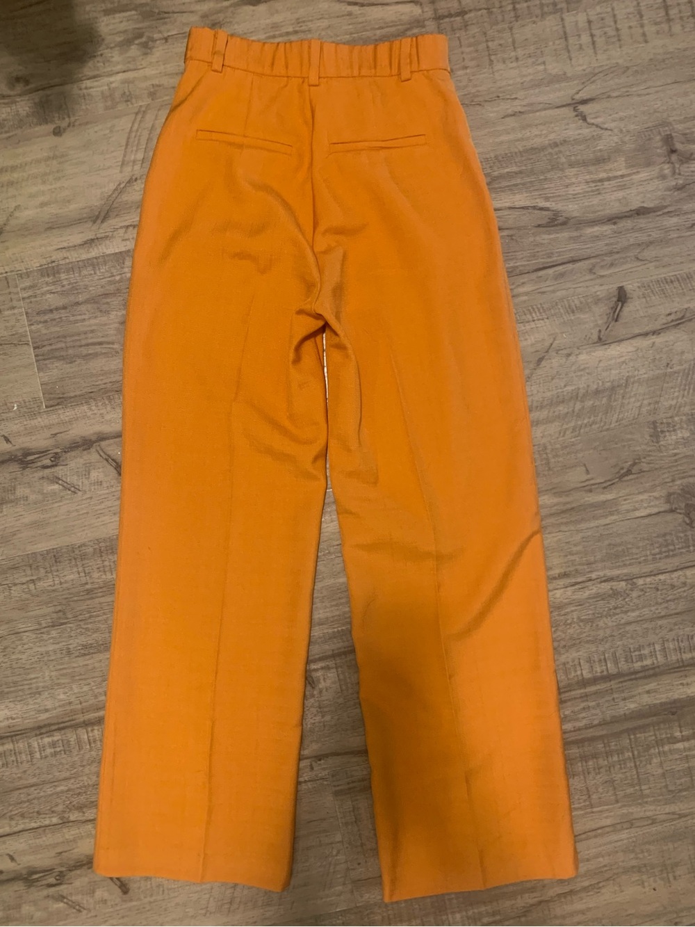 H&M Orange Tall Pleated Dress Pant - Picture 5 of 6